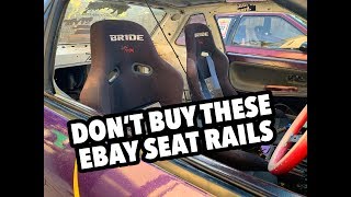 Dont Buy These Ebay Bride Seat Rails