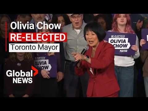 “I will stand up for you”: Olivia Chow full victory speech after win in Toronto mayoral election
