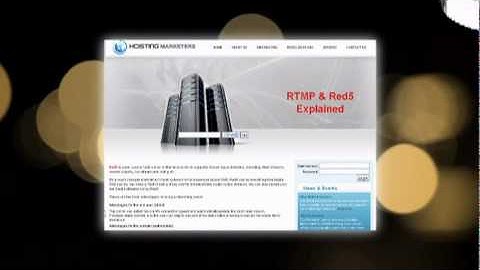 Services provided by Hosting Marketers, Red5 and FFmpeg on shared hosting