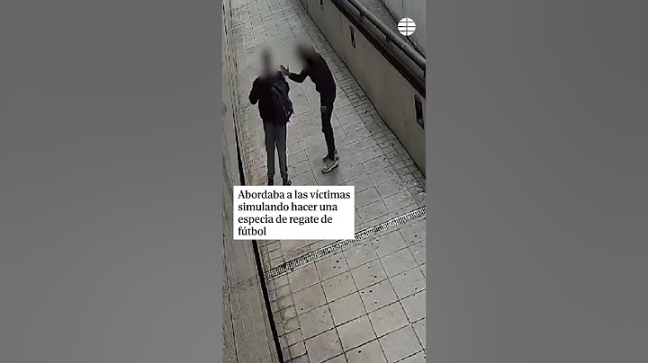 Detenido por robar móviles con el método del 'Ronaldinho' #Robo #Móviles #Ronaldinho
