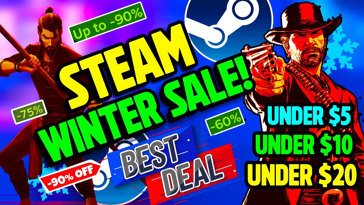 75+ AMAZING GAME DEALS! | STEAM WINTER SALES - 2024 - YouTube