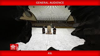 January 28, 2026 General Audience-Pope Leo XIV ASL