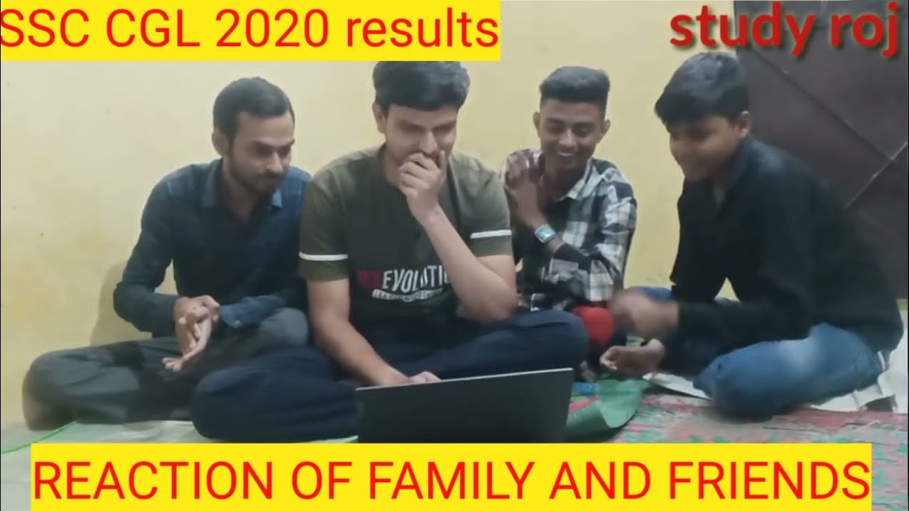 ssc cgl 2020 final result family and friends reaction! ⚡⚡☺️☺️/ cgl result reaction video