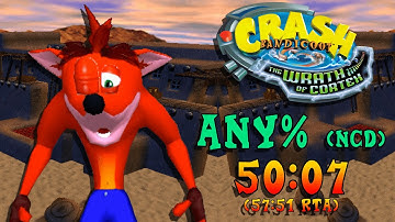 [WORLD RECORD] Crash Bandicoot: The Wrath of Cortex Any% (NCD) in 50:07 [57:51 RTA]