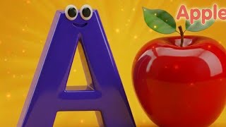 Phonics Song 2 with TWO Words in 3D| A for Airplane|ABC Alphabet Song| New 3D Learning Video 0002018