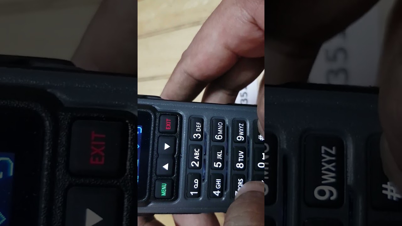 วิธีตั้งความถี่เป็นชื่อ Motorola GD8800