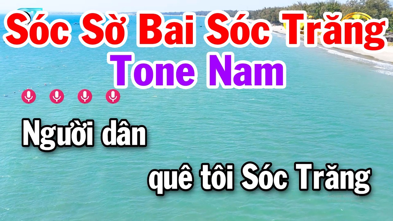 Karaoke Sóc Sờ Bai Sóc Trăng Tone Nam Nhạc Sống Cha Cha 2026