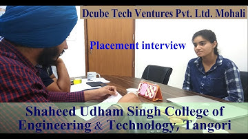 Dcube Tech Ventures Pvt. Ltd. Mohali - PHP Technical Interview | SUS Tangori