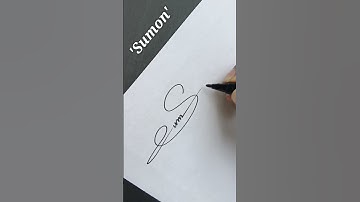 Signature with S. #signature #signaturestyle #sumon