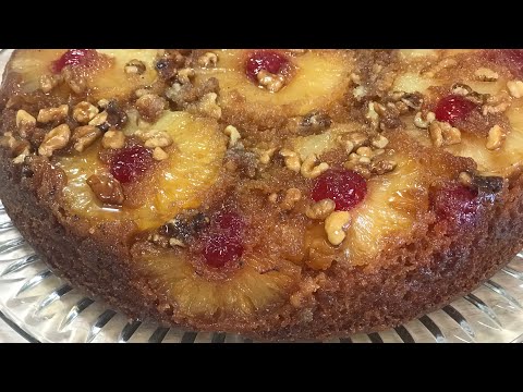 Chocolate Pineapple Upside Down Cake. 