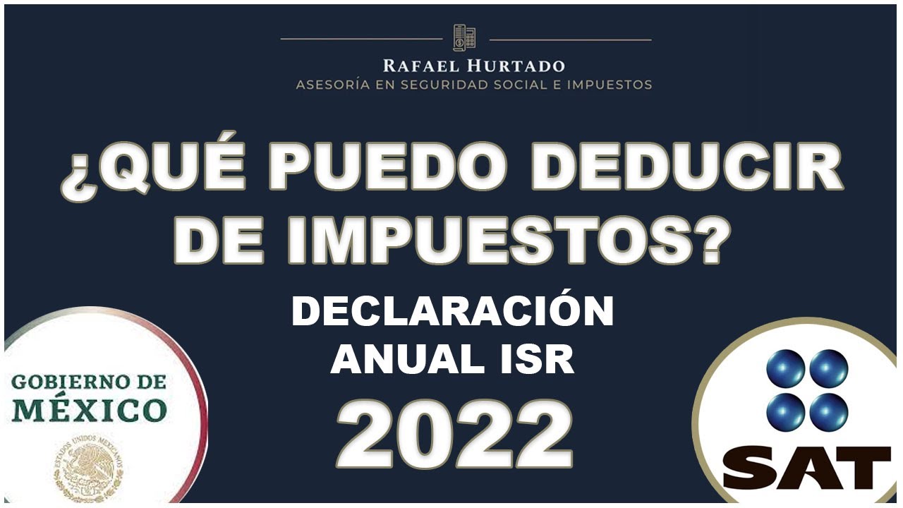GASTOS DEDUCIBLES DE IMPUESTOS – DEVOLUCIÓN DE IMPUESTOS ISR  
