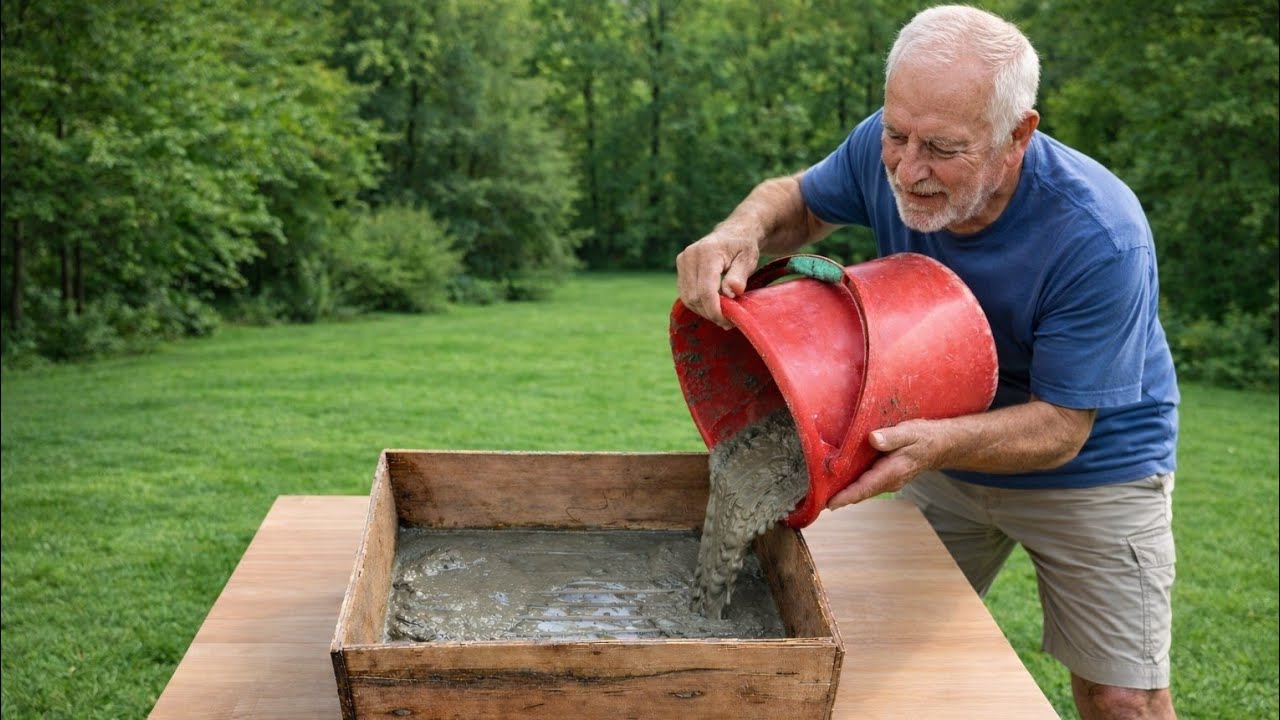 Дерево встречается с цементом 😱 Результат вас шокирует! | Креативный эксперимент своими руками | ...