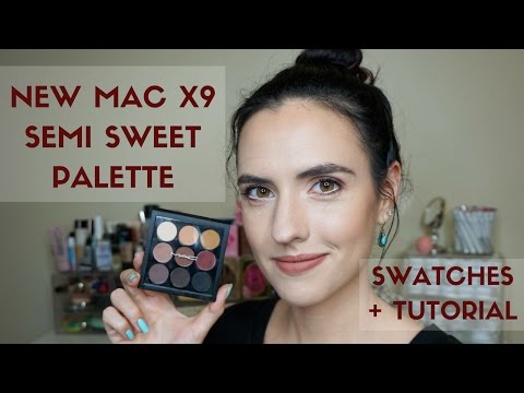 New Eyes On MAC Times Nine Palette | Semi Sweet Swatches + Tutorial