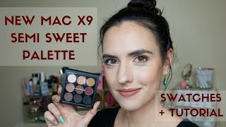 New Eyes On MAC Times Nine Palette | Semi Sweet Swatches + Tutorial