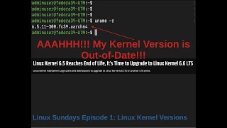 Linux Sundays Episode 1: Linux Kernel Version