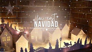 Ideas navideñas para decorar el hogar: ¡aprende a hacer un pueblo de casas blancas en tu chimenea!