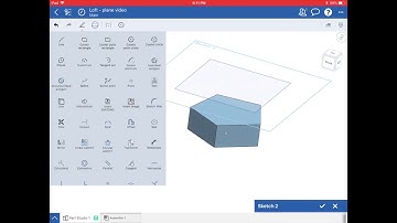 Offset Plane & Loft - Onshape iPad