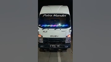 strobo running text.140cm elf #variasitruck #indonesia #scrollingtext