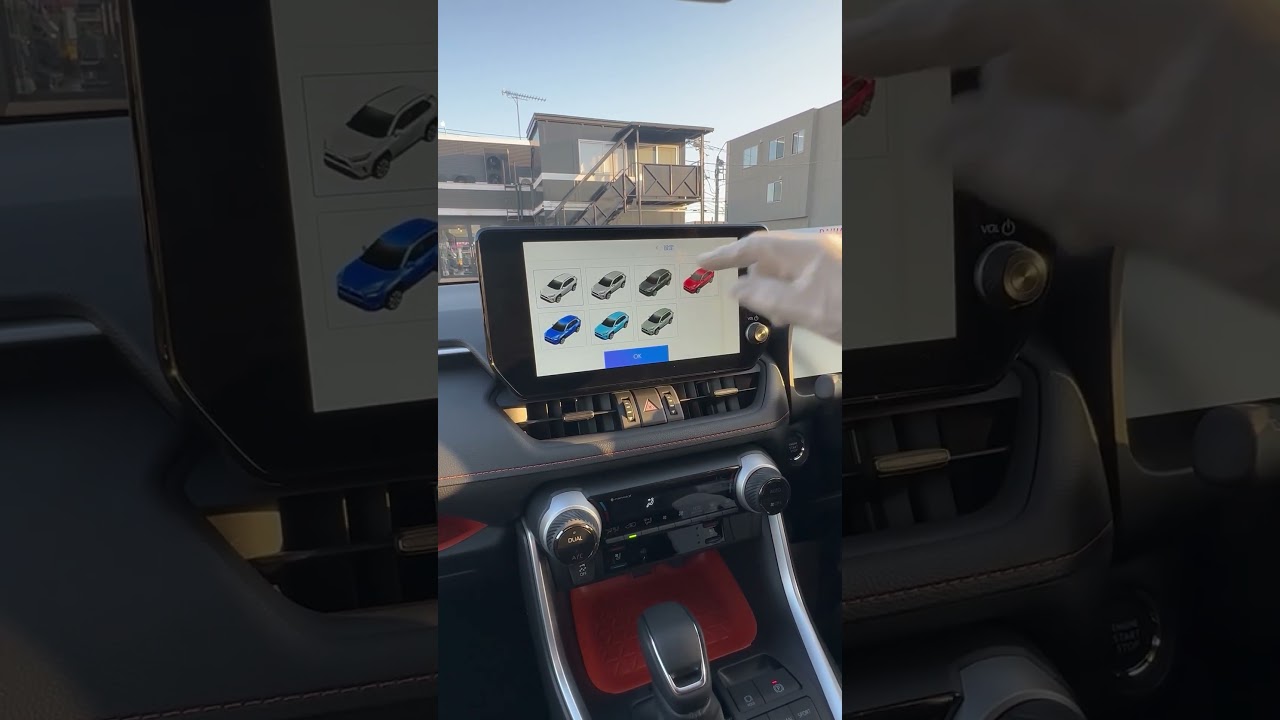 【１分で車紹介】RAV4 adventure パノラミックビューモニター機能をご紹介（中編）【100％新車館】#shorts #rav4アドベンチャー