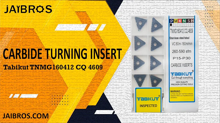 TNMG160404/08/12 CQ 4609 Steel grade Carbide Inserts - Jaibros (CNC Machine Tools)