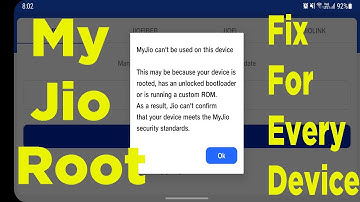 My Jio Rooted Device Detected Fix Working On All Device