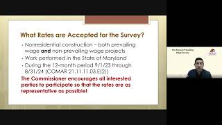 MD Labor - Maryland Annual Prevailing Wage Survey