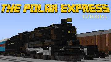 The Minecraft Polar Express TUTORIAL | Step 1: Locomotive