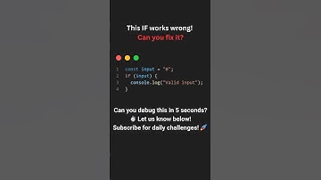 Don’t Trust This if Condition in JS! 😱 | Find the Bug #shorts #javascript #findthebug #ytshorts