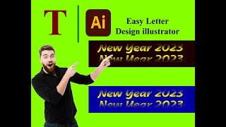 How to make Illustrator Beginner Tutorial: Simple Letter Design