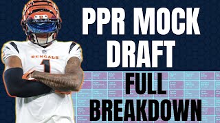 14 team PPR Mock Draft BATTLE! Fantasy Football 2022
