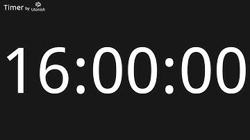 16 Hour Countdown Timer