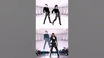 Michael Jackson & Janet Jackson "Scream" 1995 Vs 2009 #shorts