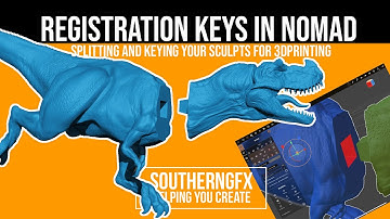Adding registration keys to your Nomad Sculpts for 3DPrint.