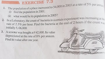 Comparing Quantities Class 8 Maths Chapter 7 Exercise 7.3