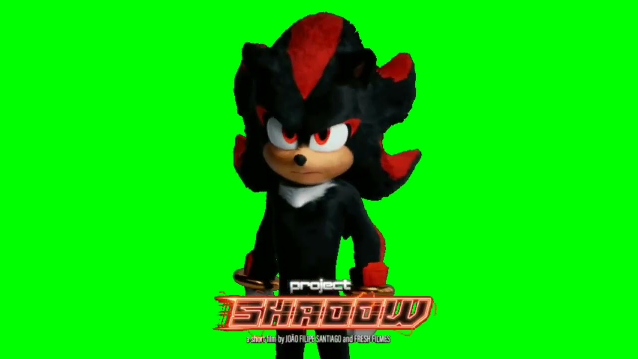 Shadow - Sonic Movie Green Screen