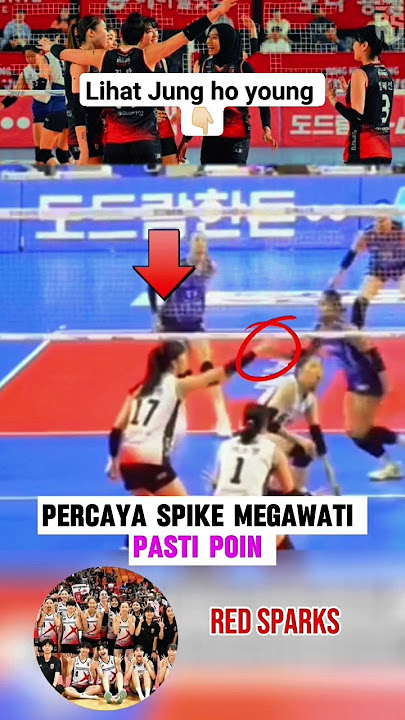 amazing🔥 spike keras Megawati💥 #volleyball #bolavoli #spikevolly
