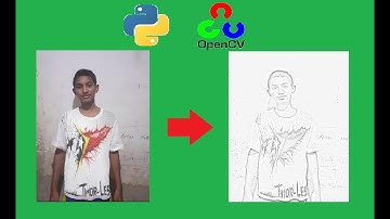 convert image to sketch (python opencv)