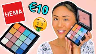 €10 HEMA OOGSCHADUW PALETTE TESTEN 🤑😯 HEMA make up testen ShelingBeauty