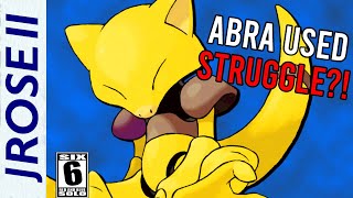 Is It Possible To Beat Pokemon Redblue With Just An Abra And No Items?