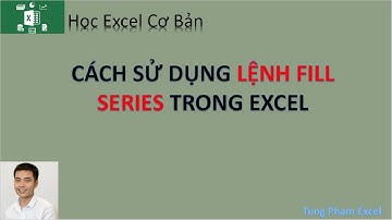 Học Excel Cơ Bản | Hướng dẫn sử dụng Fill Series trong Excel