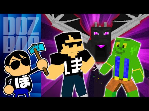最高記録1分差！きおきおさんとエンドラ討伐勝負！【マイクラ】