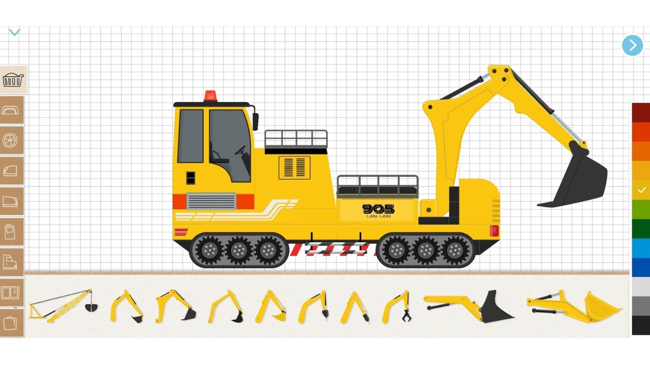 Building a Dozer Truck In Labo Construction Truck