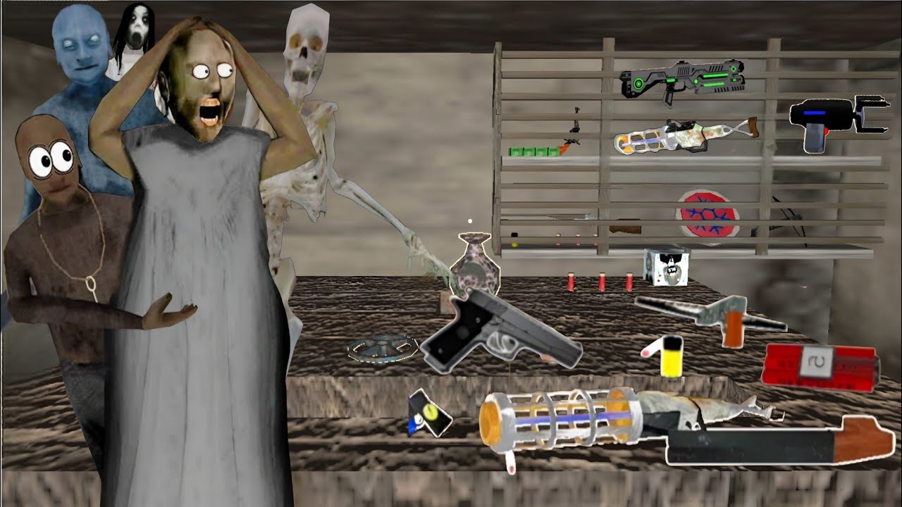 Granny 1 New Update With New Weapon Room in Ghost Family (Granny 1.9 Remake)