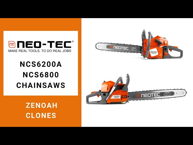 Neotec NCS6200A & 6800 chainsaws [Zenoah Clones] - YouTube