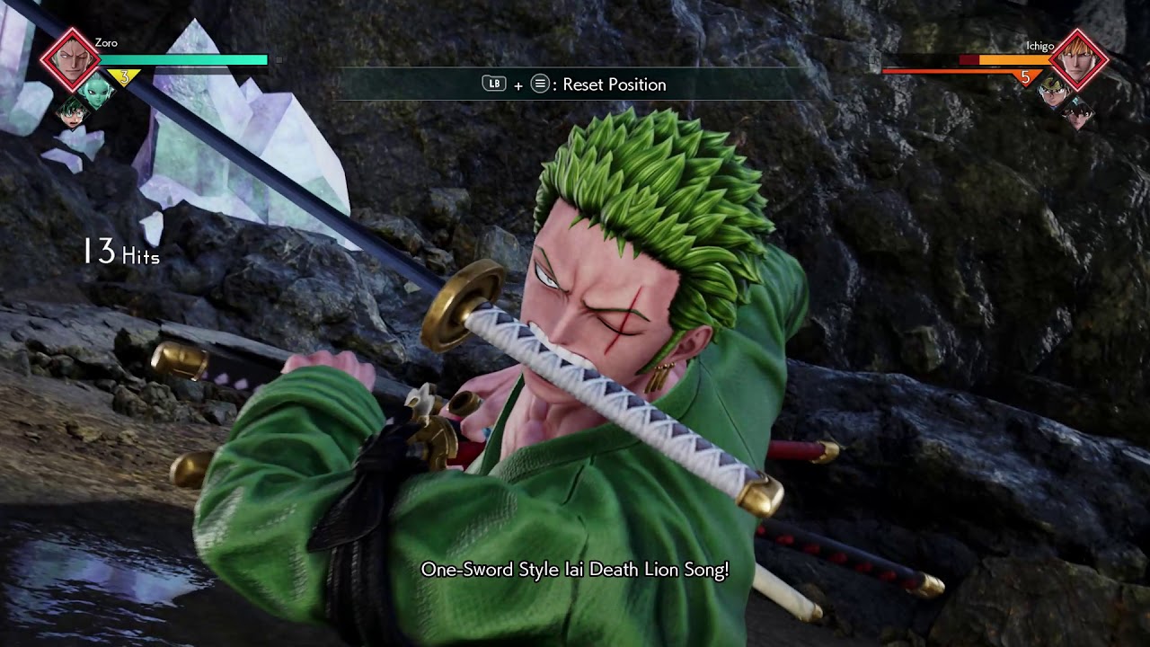 JUMP FORCE All of Zoro's special moves YouTube
