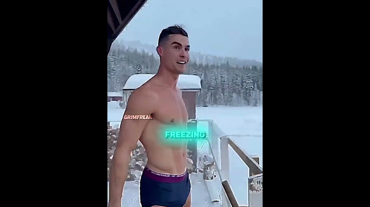 Ronaldo VS Messi In Cold 🥶🧊