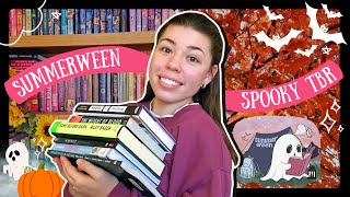 #SUMMERWEEN TBR 👻🎃📚 reading the first chapter of 10 books to decide my spooky tbr!