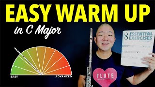 Practice Easy Flute Scales for 24 Minutes! C Major Warm Up Tutorial