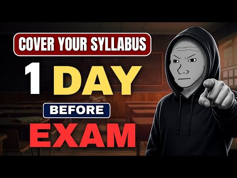 How to Complete syllabus in 1 Day | Half yearly exam 2026 | class 9th/10th