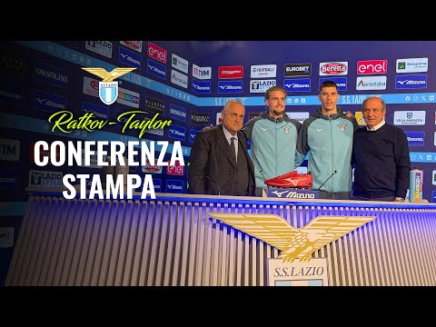 🗣️ LA CONFERENZA STAMPA DI PRESENTAZIONE DI RATKOV E TAYLOR